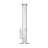 Human Grade 18" Tube Straight Glass Water Pipe - Discreet Smoker